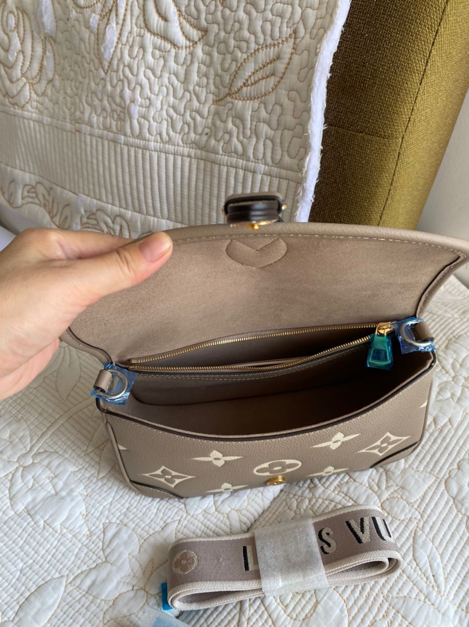 Diane Giant Monogram Empreinte | Cream