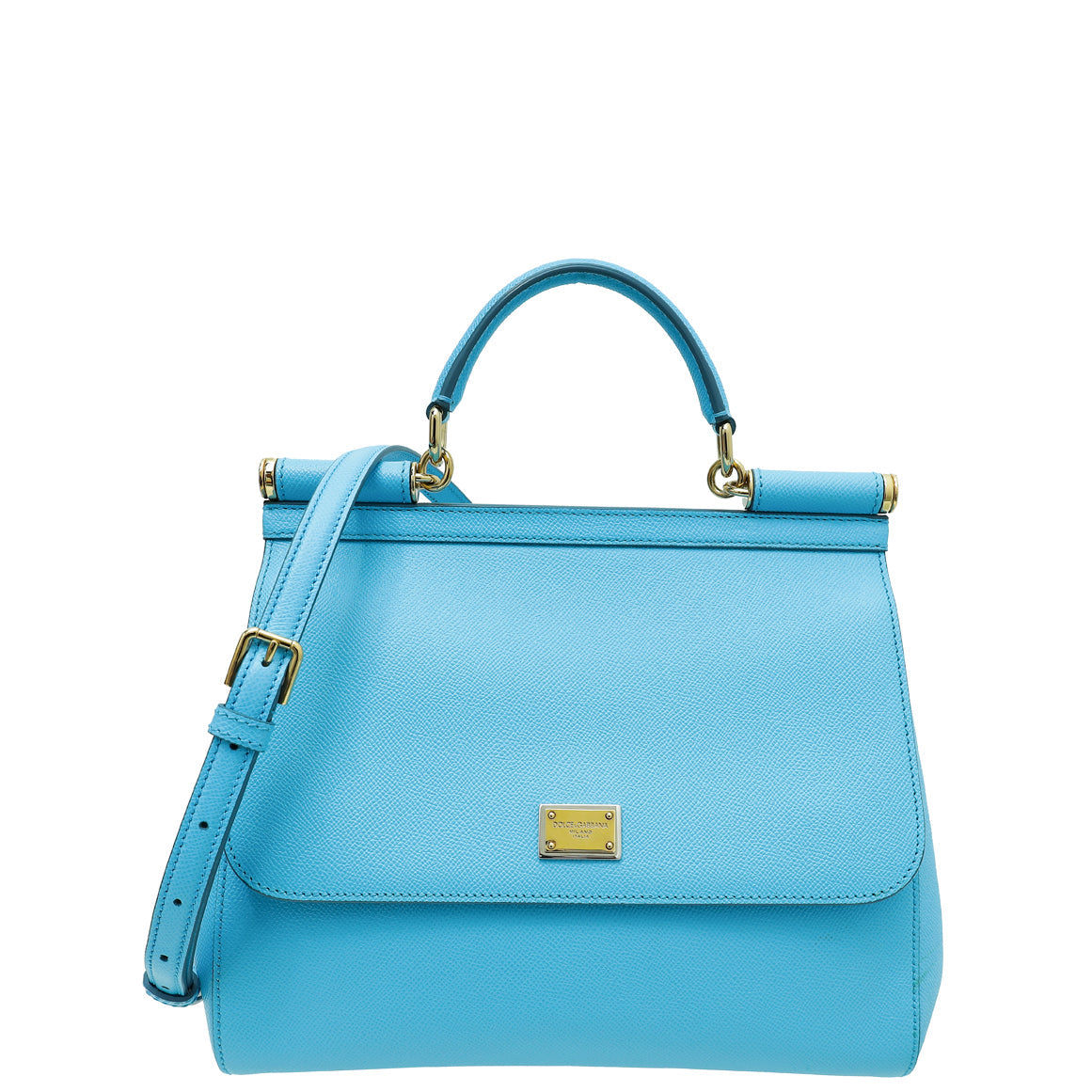 DG Baby Blue Dauphine Regular Sicily Bag