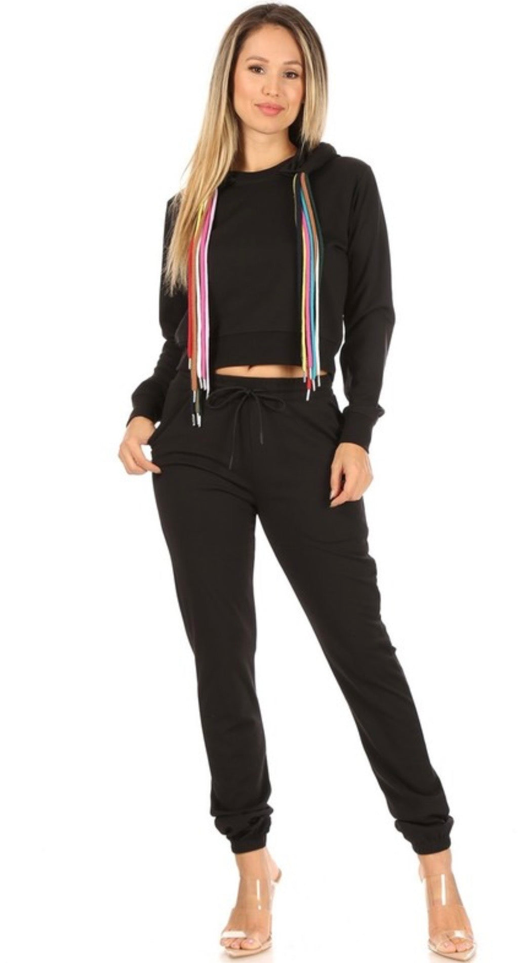 Black Out Jogger 2 Piece Set | SZ MEDIUM ONLY