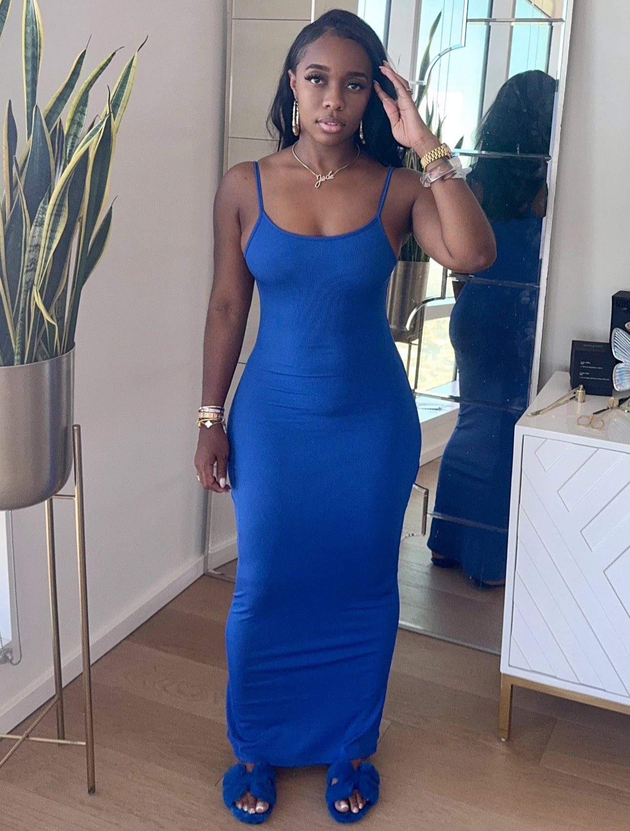 $20 DRESS | Mermaid Hem Camisole Maxi Dress (8 Colors)