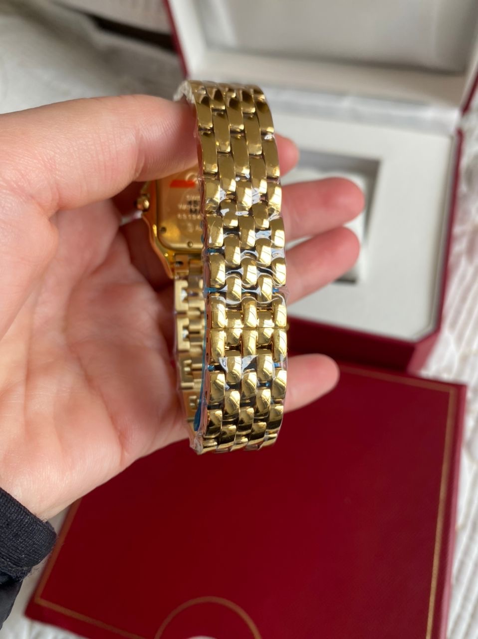 Cartier Panthere Yellow Gold Roman Dial Watch