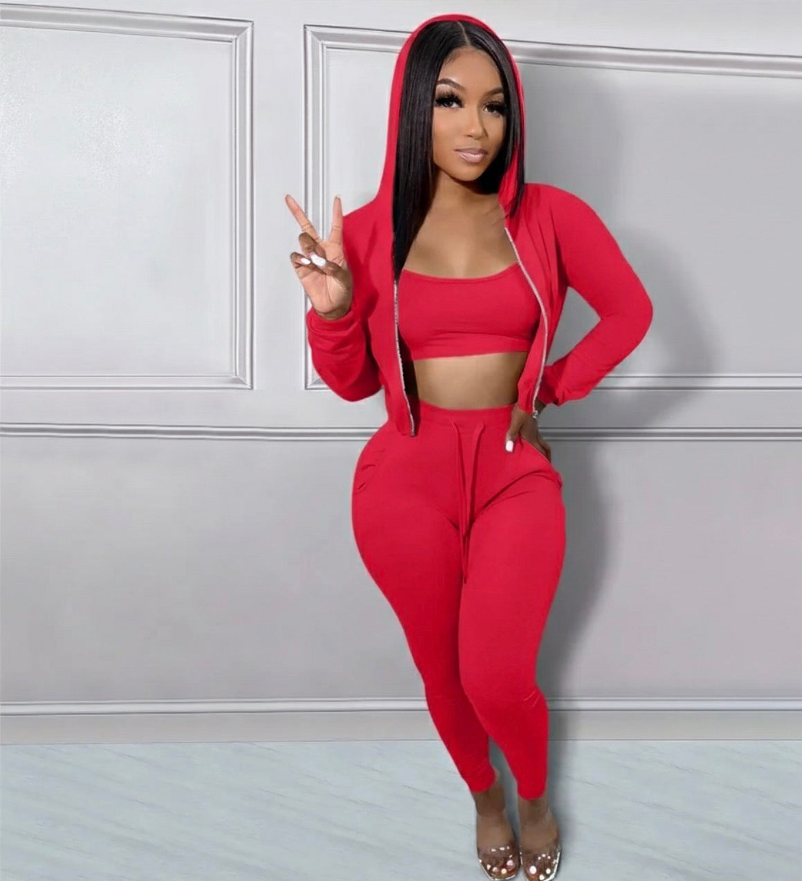 “Just Vibes” 3 Piece Jogger Set | 8 Colors