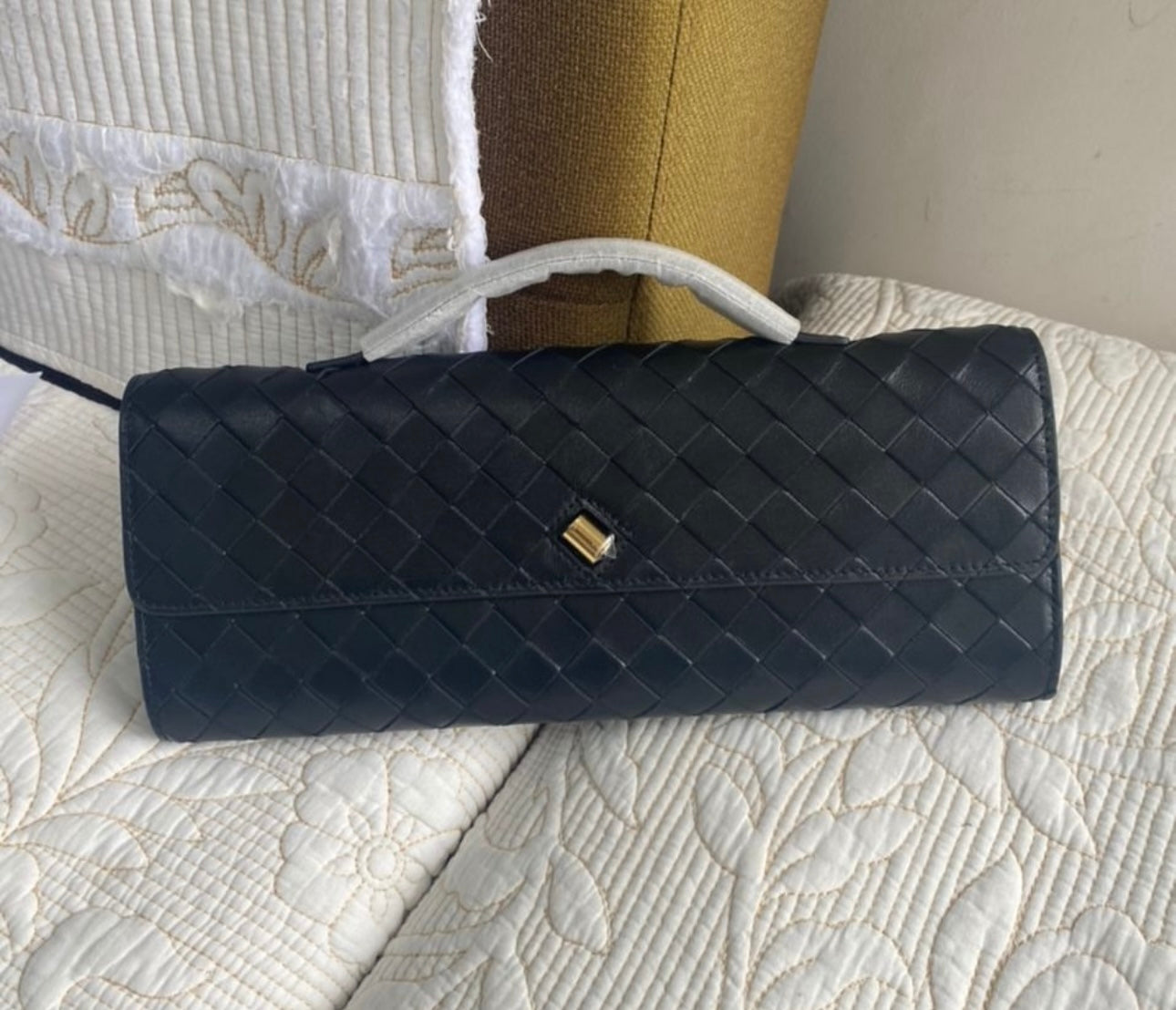 Bottega Andiamo Top Handle Clutch | 3 Colors