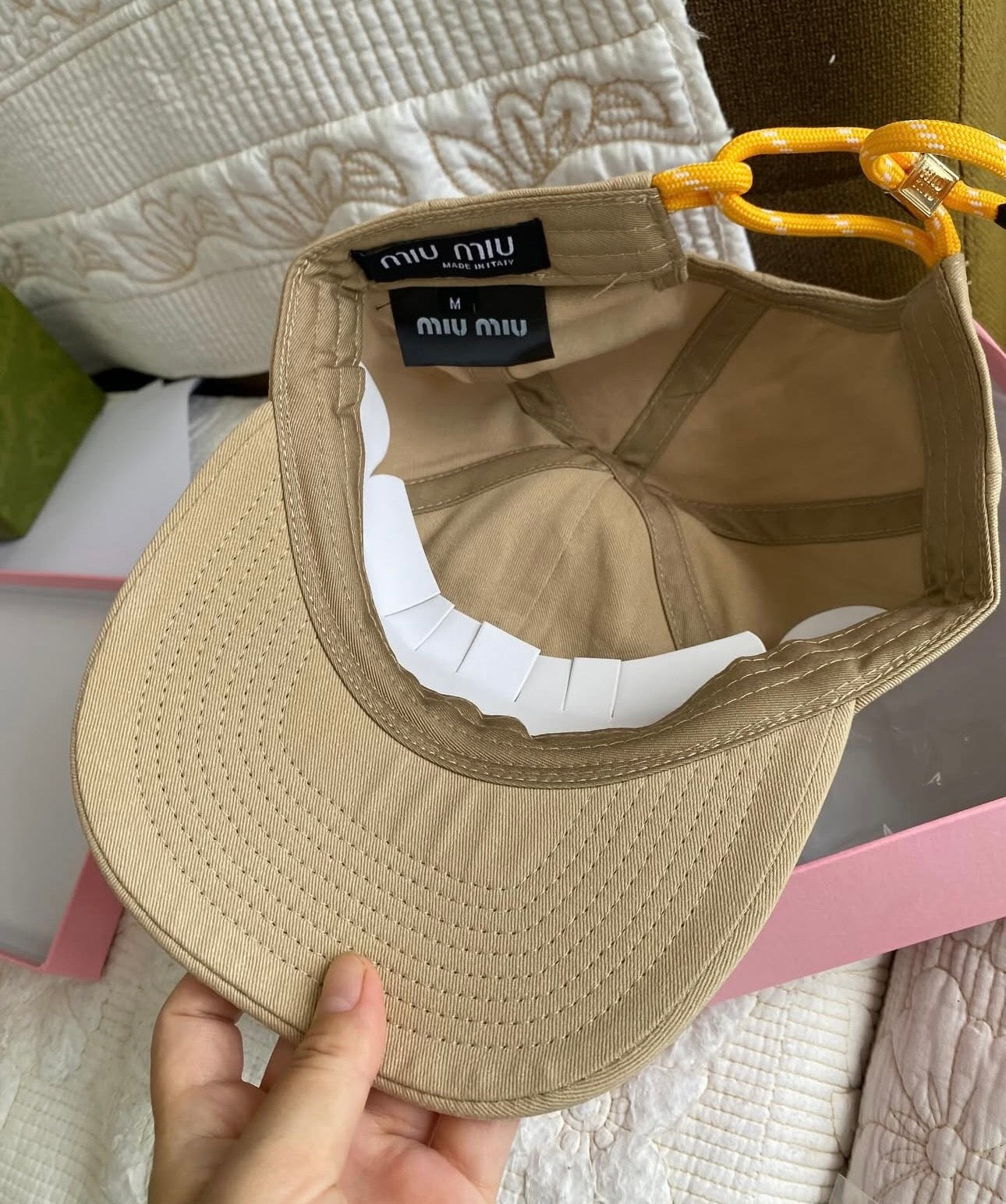 Miu Denim Cap