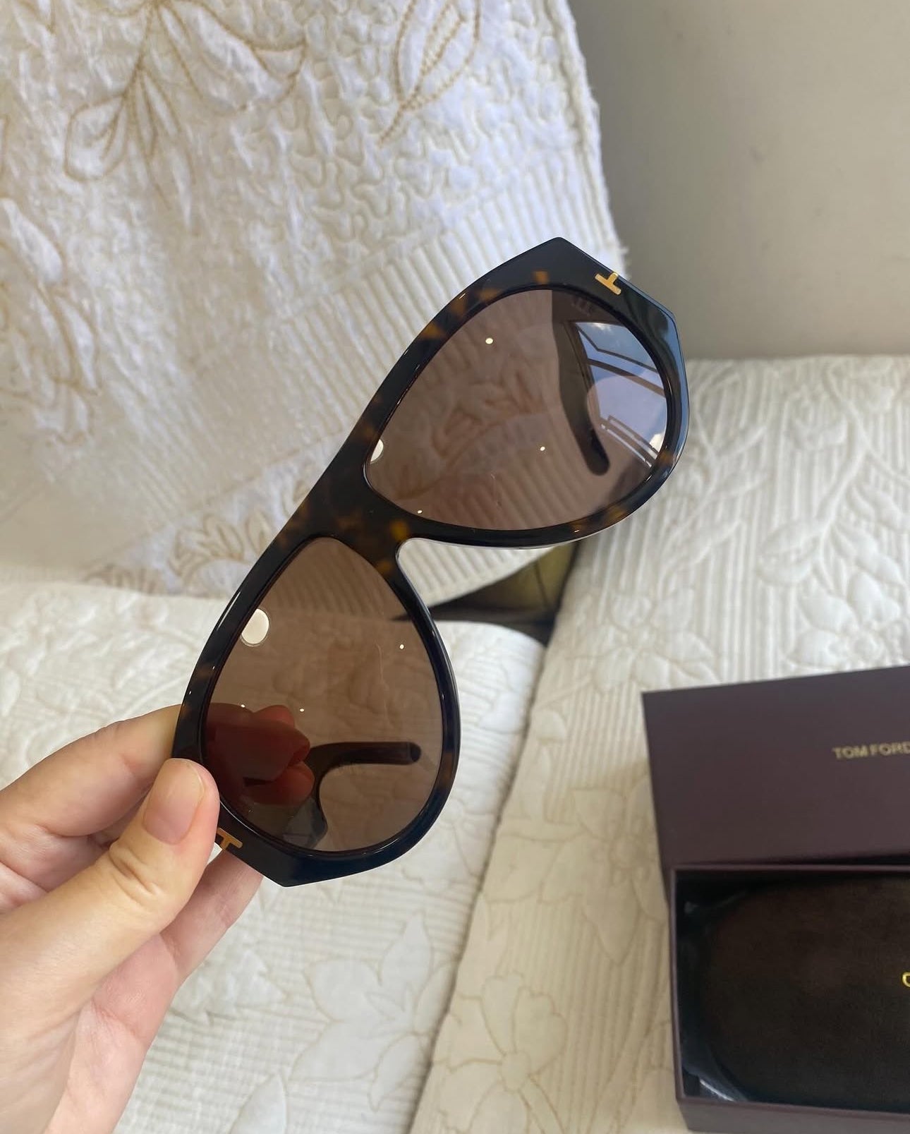 TOM FORD | UNISEX Dark Havana SUNGLASSES