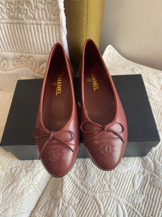 Coco Burgundy Ballet Flat