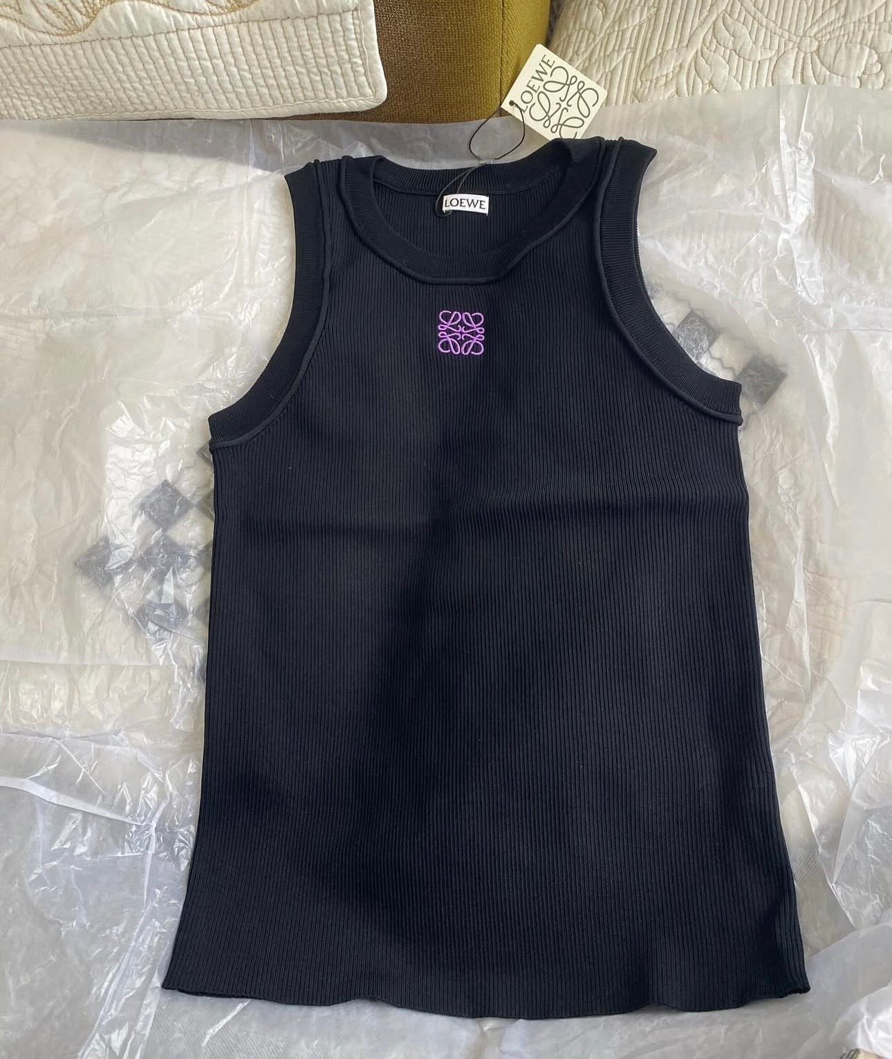 Black Loewe Tank Top