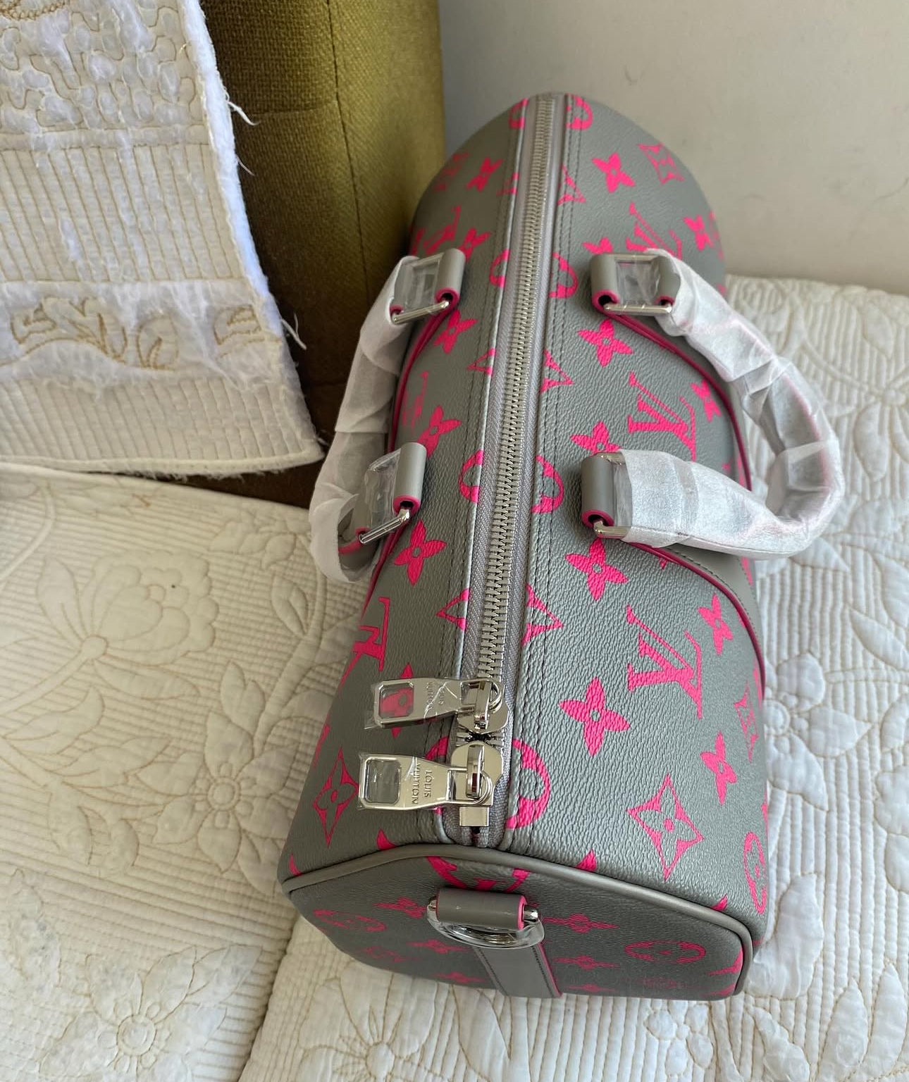 Pink Keepall Bandoulière 35