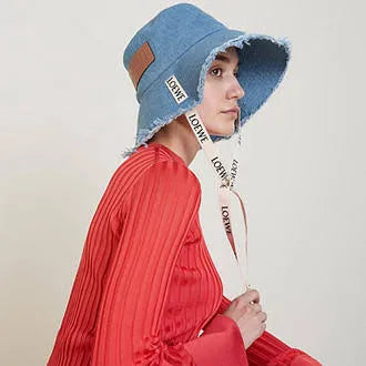 Denim Loewe Bucket Hat