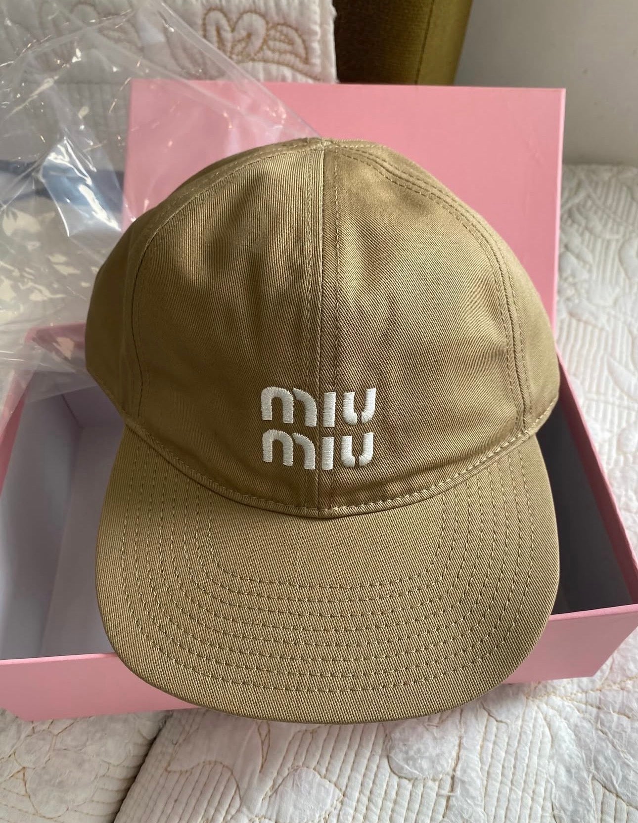 Miu Denim Cap