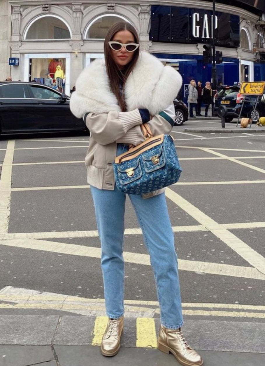 Monogram Denim Speedy Neo