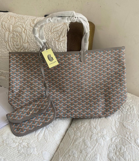 Saint Louis Bag & Pouch Gray Teal
