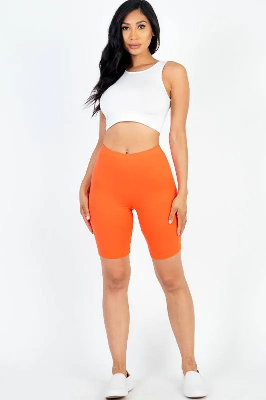 Soft Waist Biker Shorts (22 Colors) | Small Med Large
