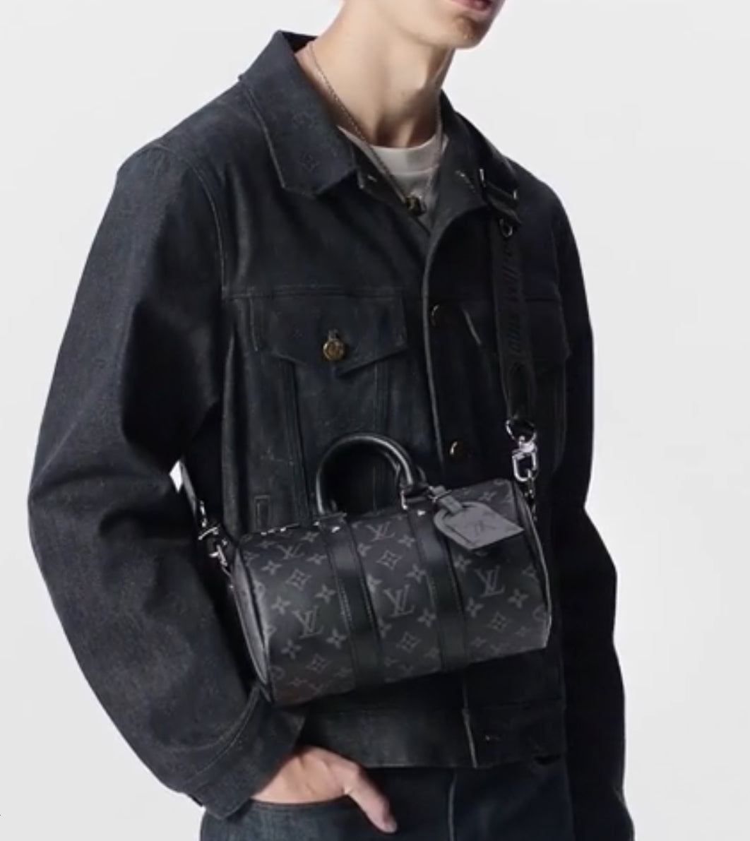Monogram Eclipse Keepall Bandoulière 25