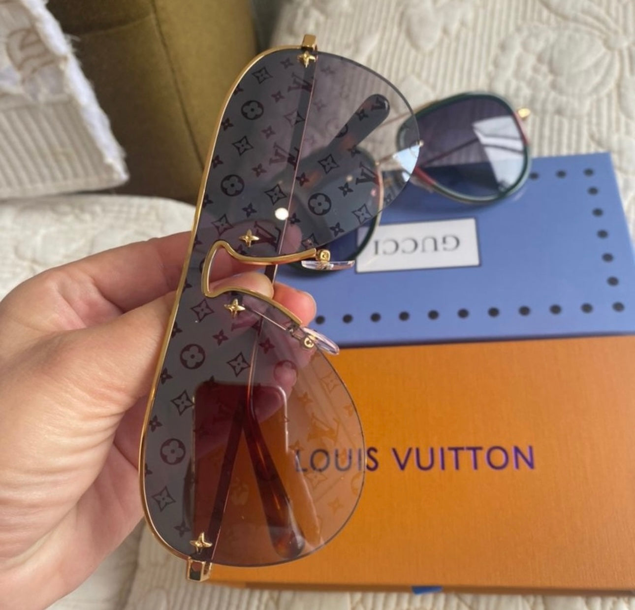 GG + LV SUNGLASSES COMBO