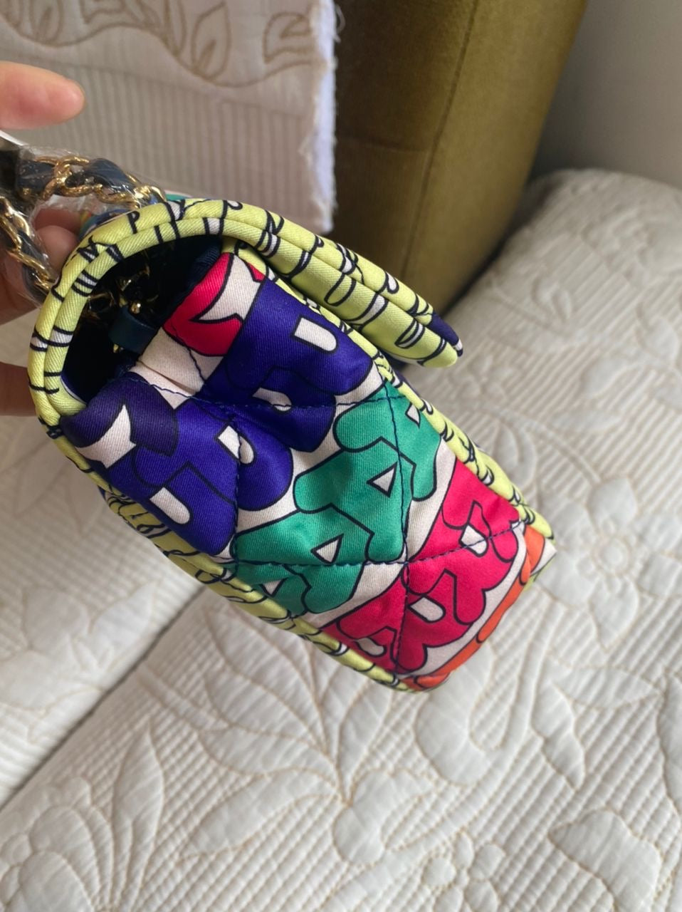 Multicolor Flap Bag