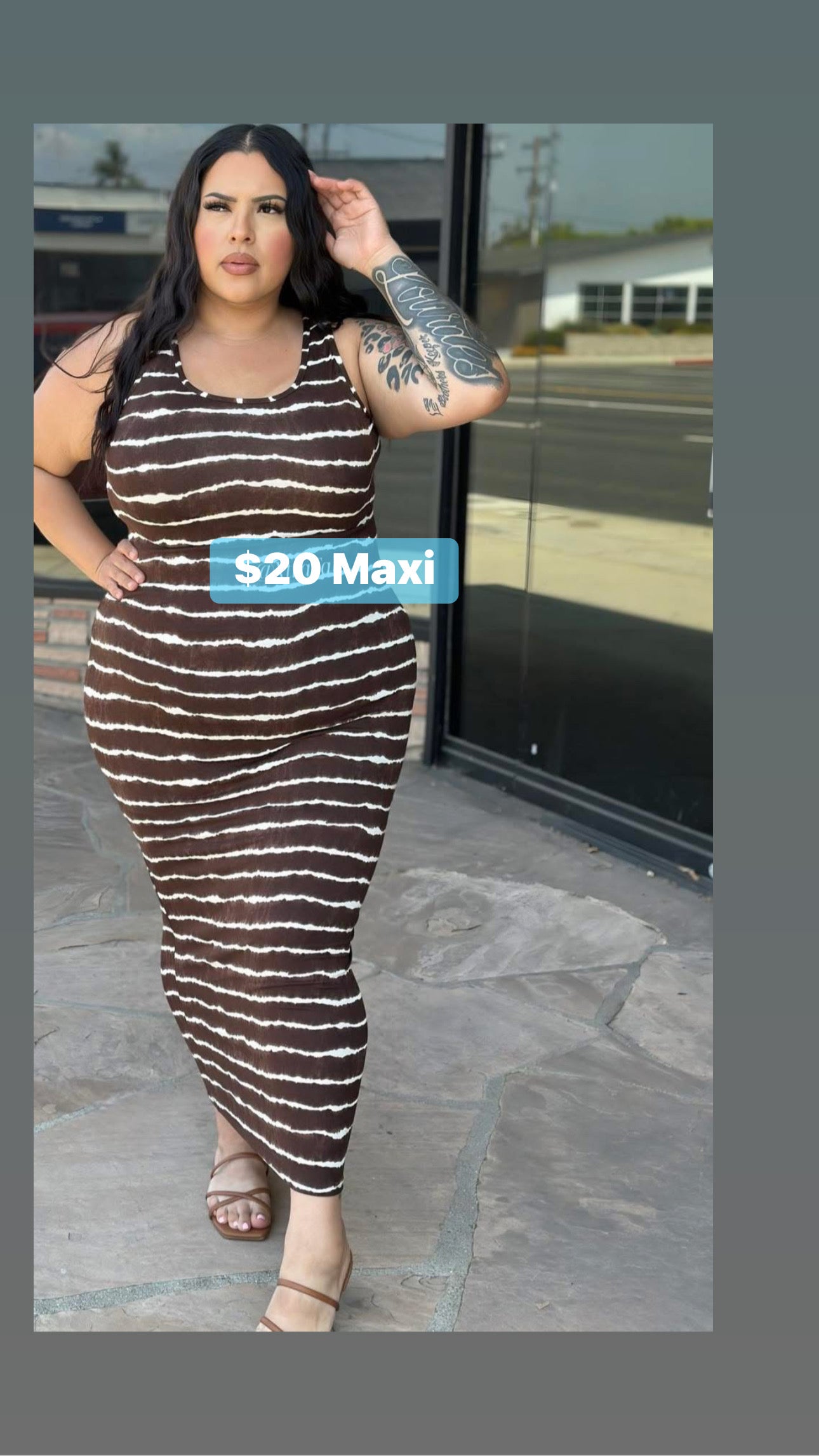 $20 MAXI | Simple Striped Maxi (Small-3X) | 3 Colors