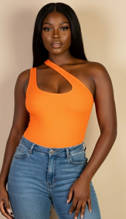 One Shoulder Bodysuit | Sz MEDIUM
