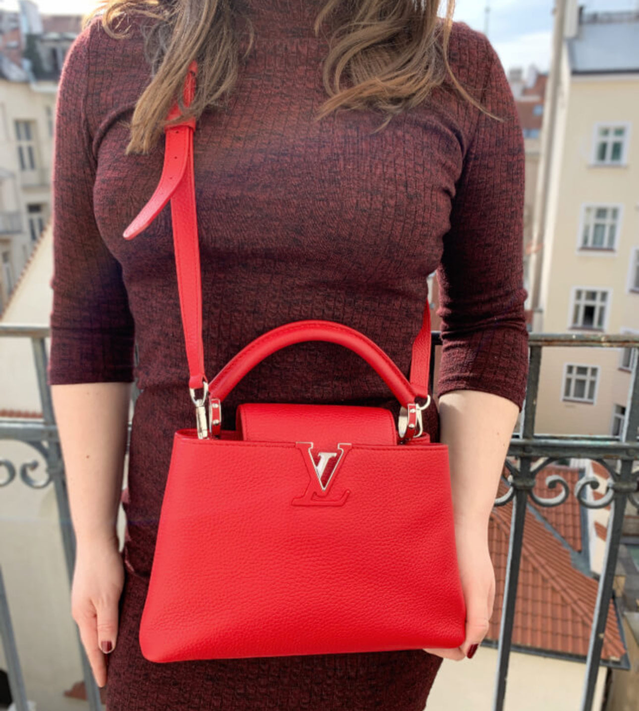 Cabas LV Scarlet Capucines