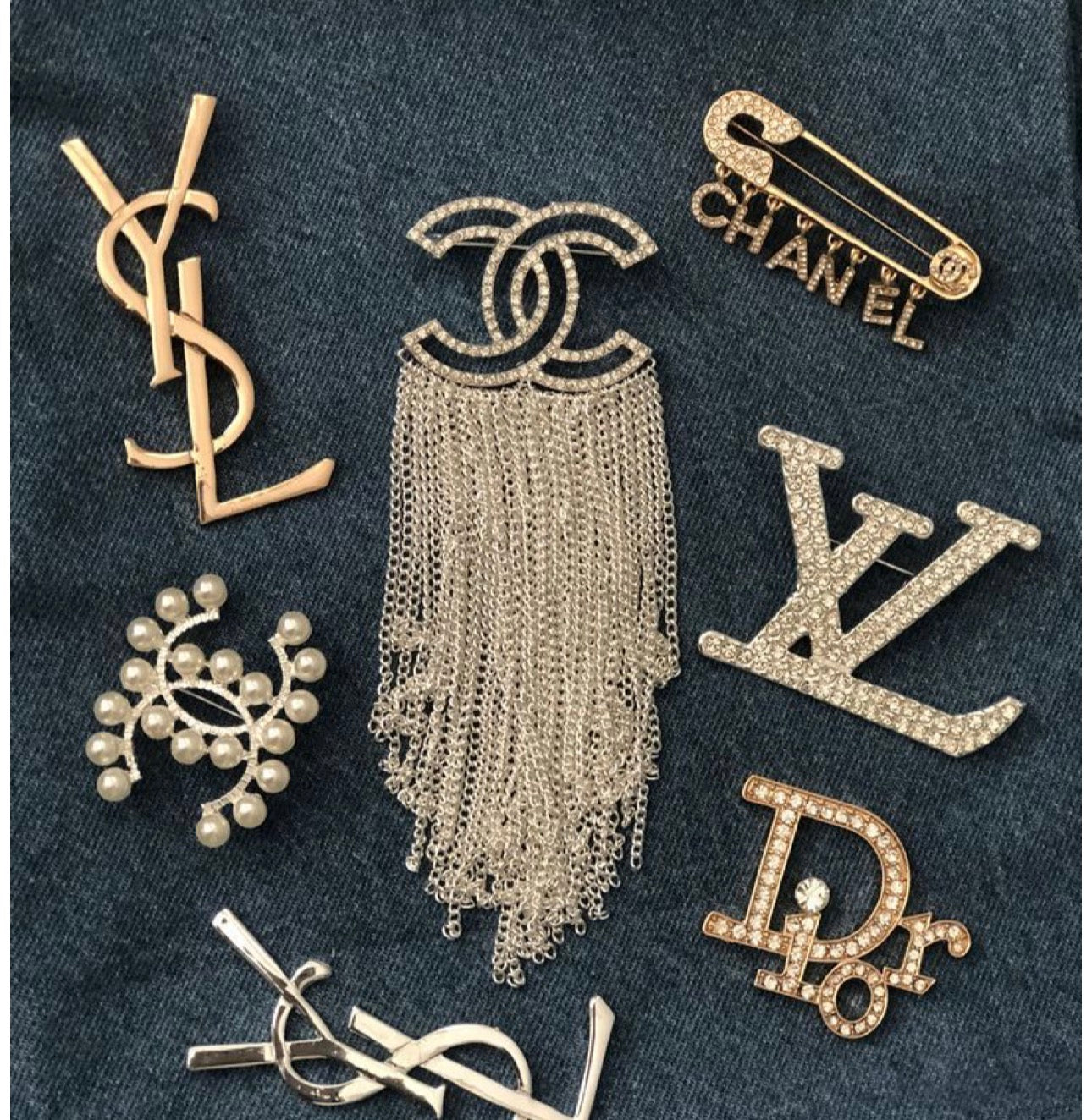 Broches de diseñador (5 estilos)