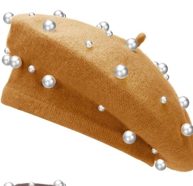 IN STOCK Jasmine Pearl Beret
