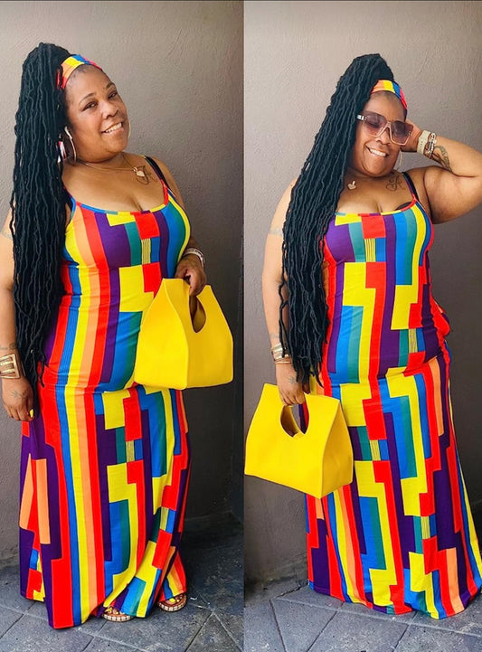 Chosen Maxi Dress + Hair Wrap | Small-3X