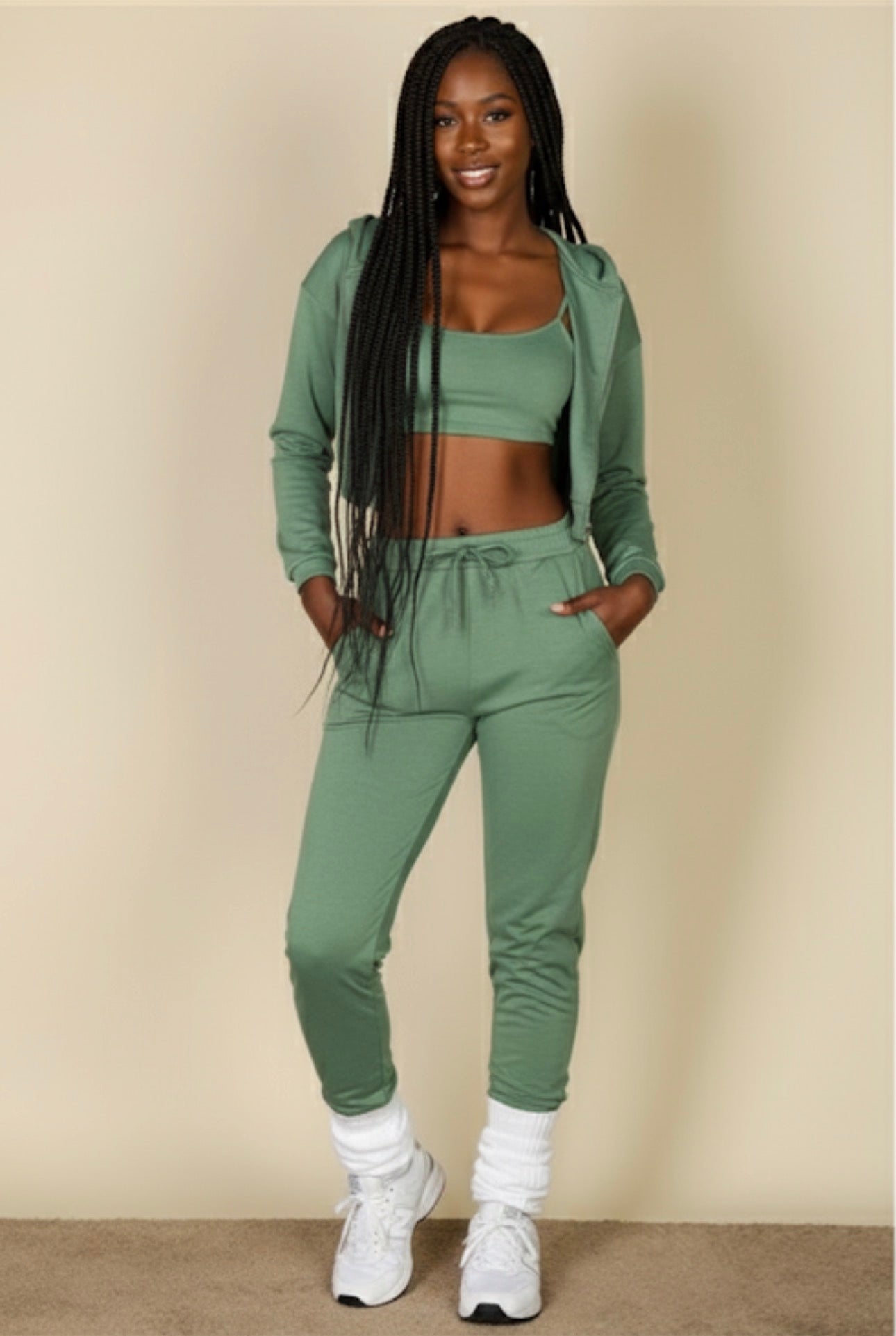 “Just Vibes” 3 Piece Jogger Set | 8 Colors