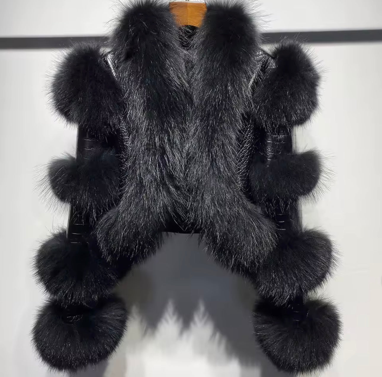 Real Fox Fur Jacket (Preorder) Arrives 15-30 business days from order date