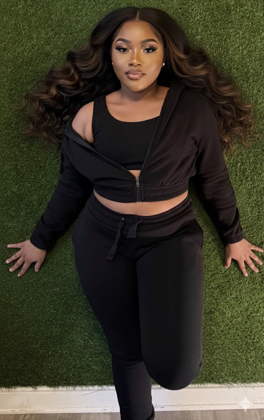 “Just Vibes” 3 Piece Jogger Set | 8 Colors