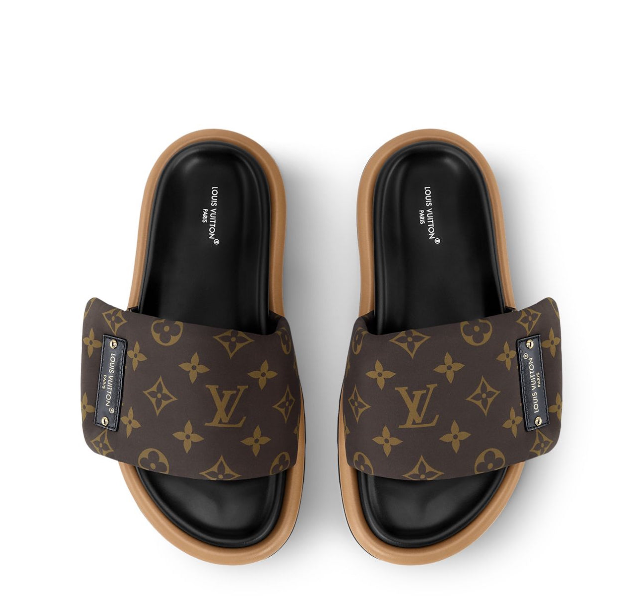 POOL PILLOW COMFORT MULE-MONOGRAM