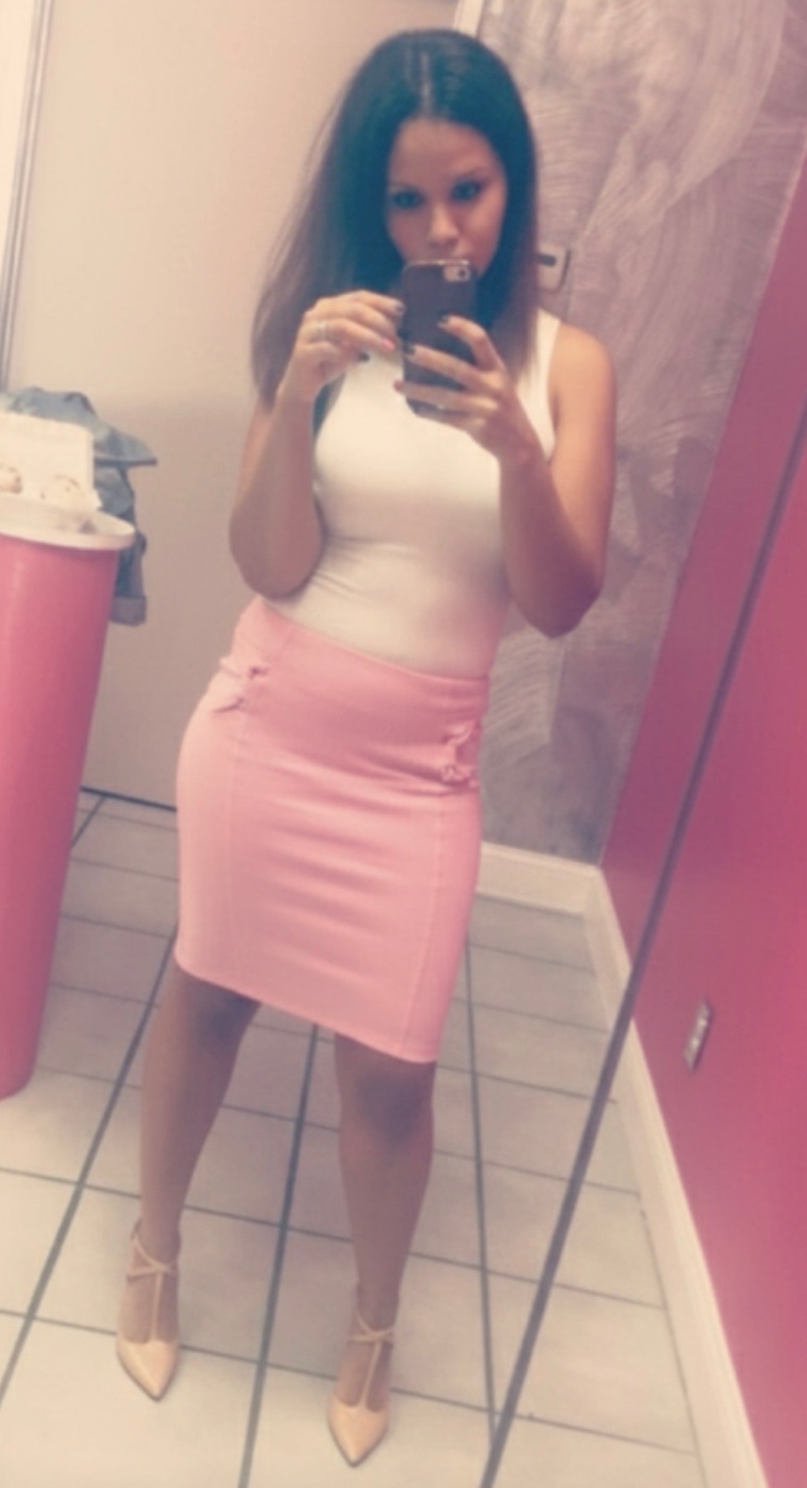 Bow Tie Pocket Skirt | Sz Small & Med