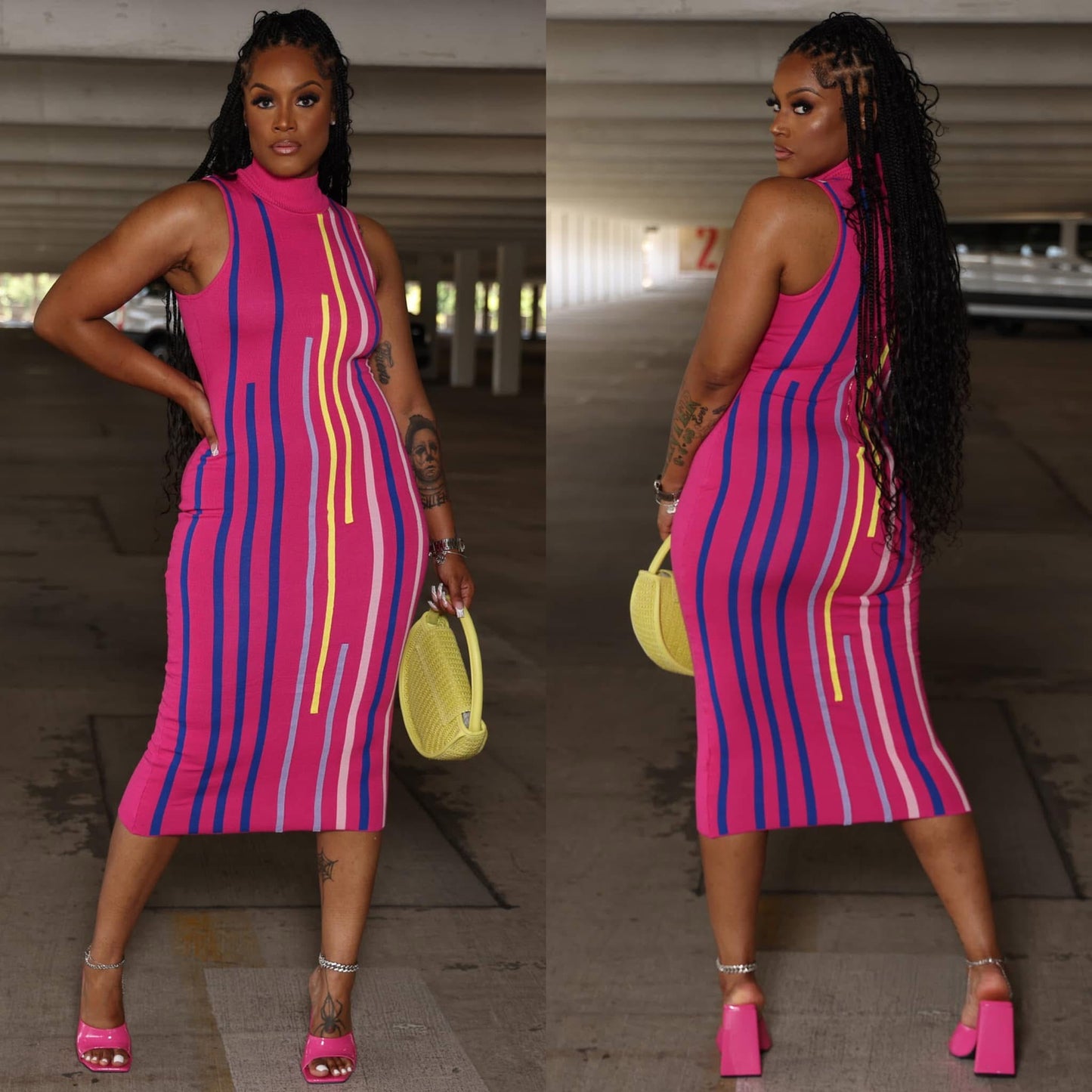 Outside Midi Dress