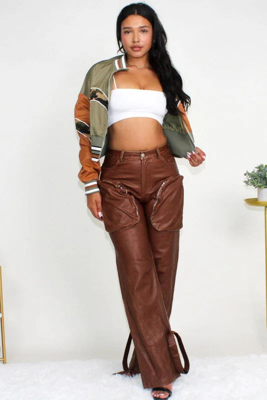Brown Cargo Pants