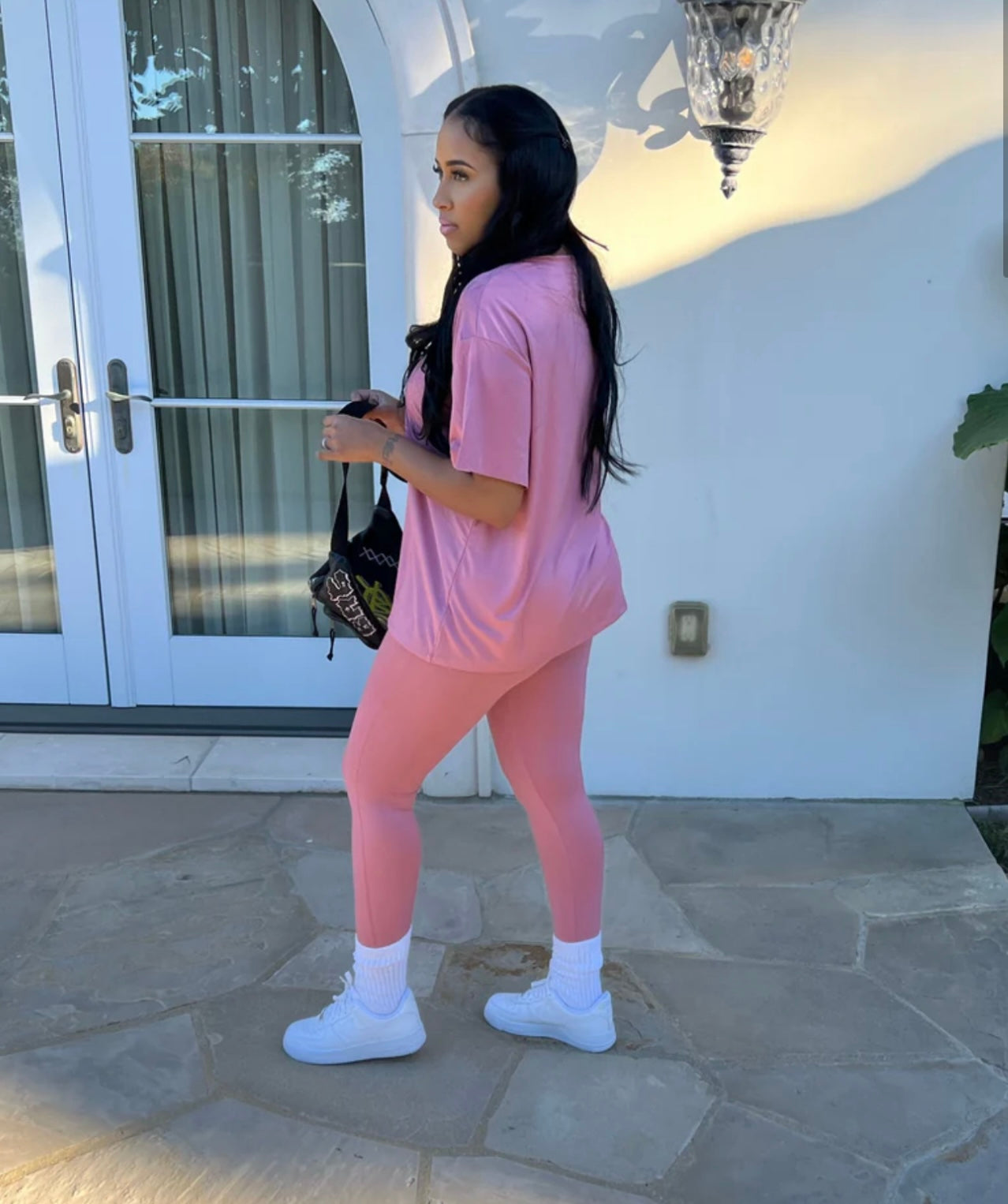 Basics Lounge Set Oversized T-shirt & Leggings Set (2 for $60) Small Med Large