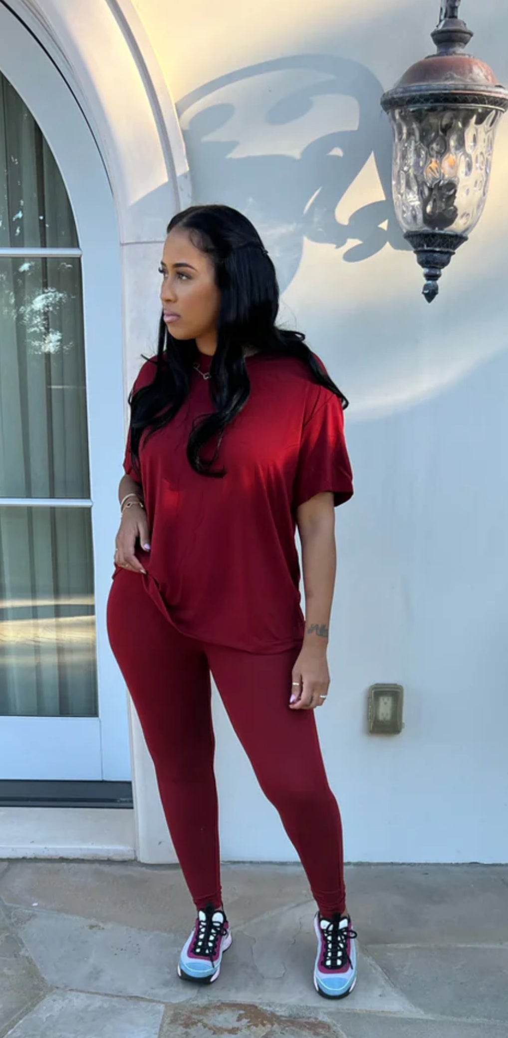 Basics Lounge Set Oversized T-shirt & Leggings Set (2 for $60) Small Med Large