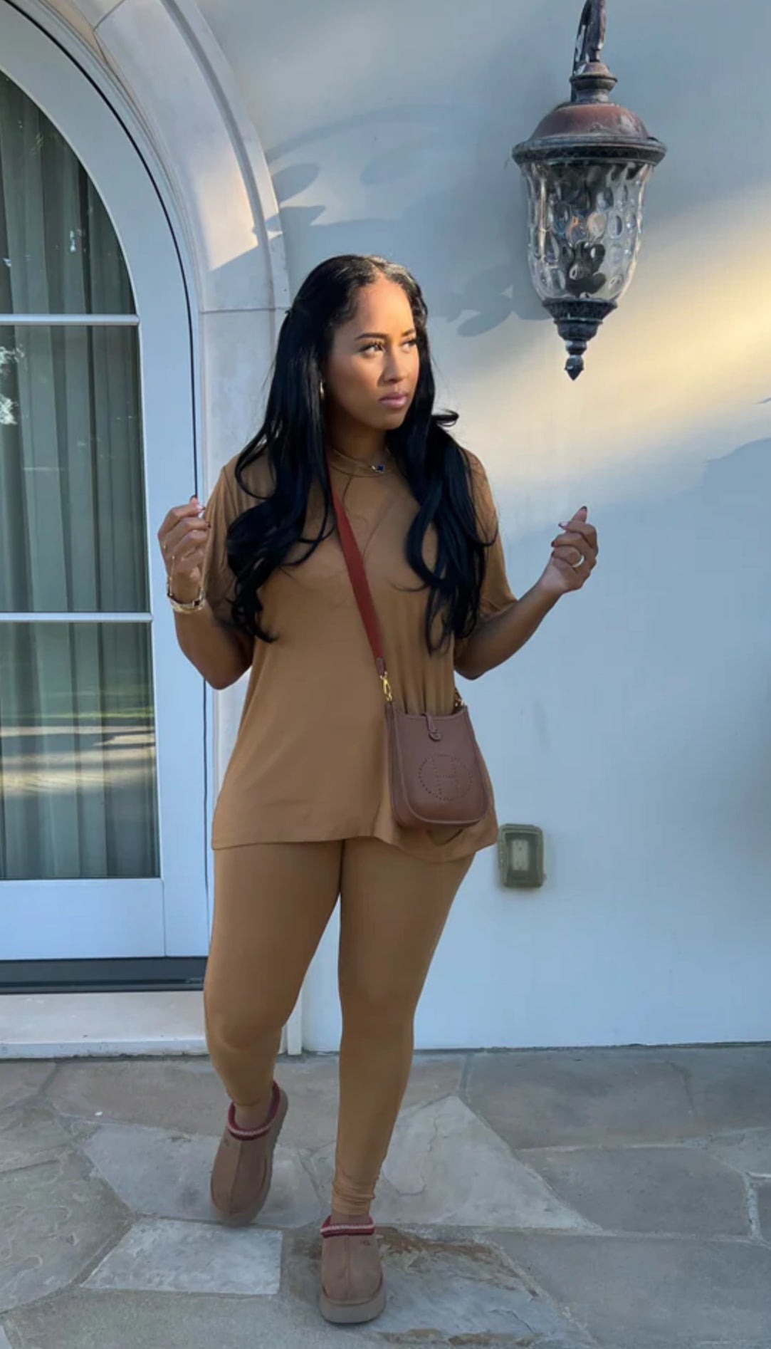 BROWN SUGAR | Basics Set | Oversized Shirt & Leggings (SMALL-3X) 2 for $60