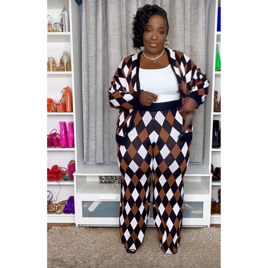 Diamonds Are Forever Stretch Pant Set