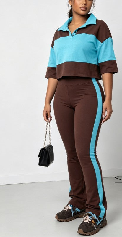 BLOCK IT OUT SET ((PREORDER SHIPS WEEK OF 10/12)) BROWN/TEAL