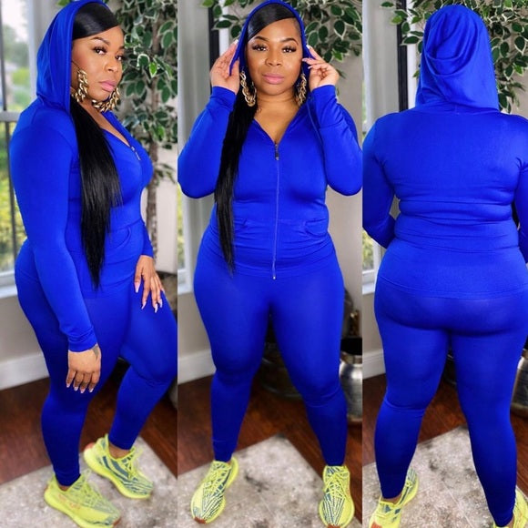 QUICK 2 PIECE SET | ROYAL BLUE 1X/2X