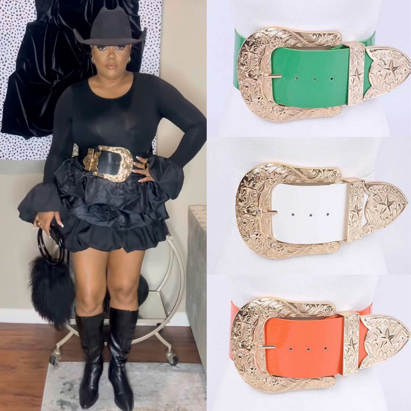 Iconic Buckle Statement Belt | 6 Colors