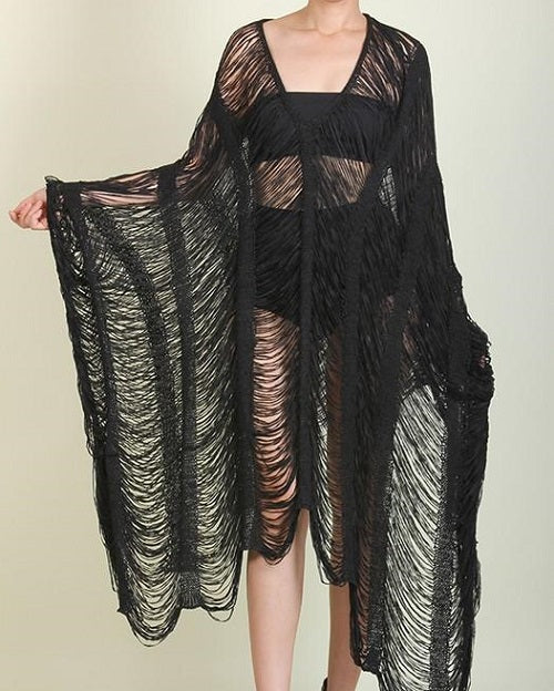 Top tipo pareo con flecos No Limit