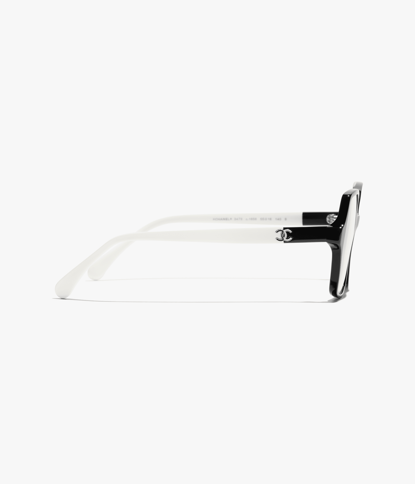 COCO SQUARE EYEGLASSES | Frame: Acetate, Black & White