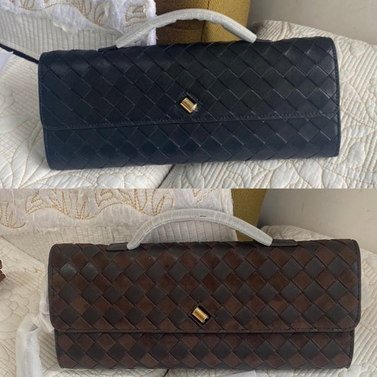Bottega Andiamo Top Handle Clutch | 3 Colors