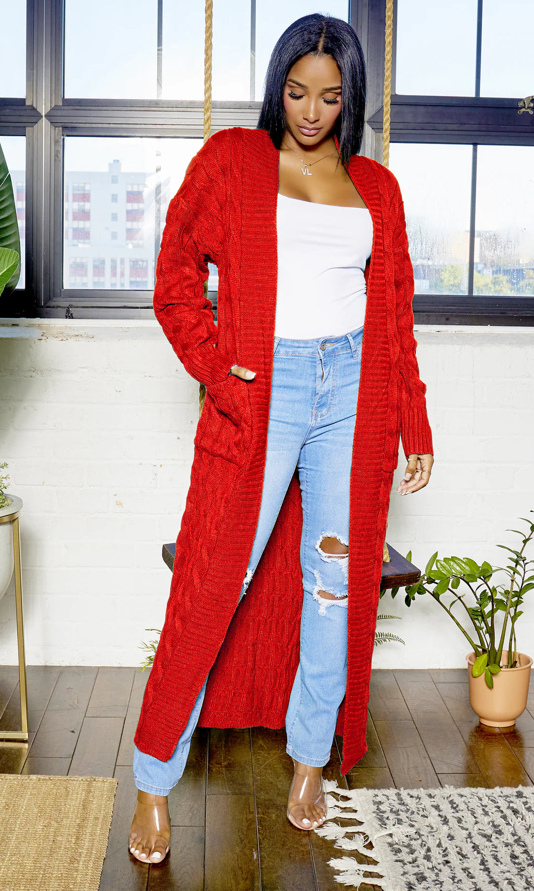 Cable Sweater | Long Cardigan (5 Colors)