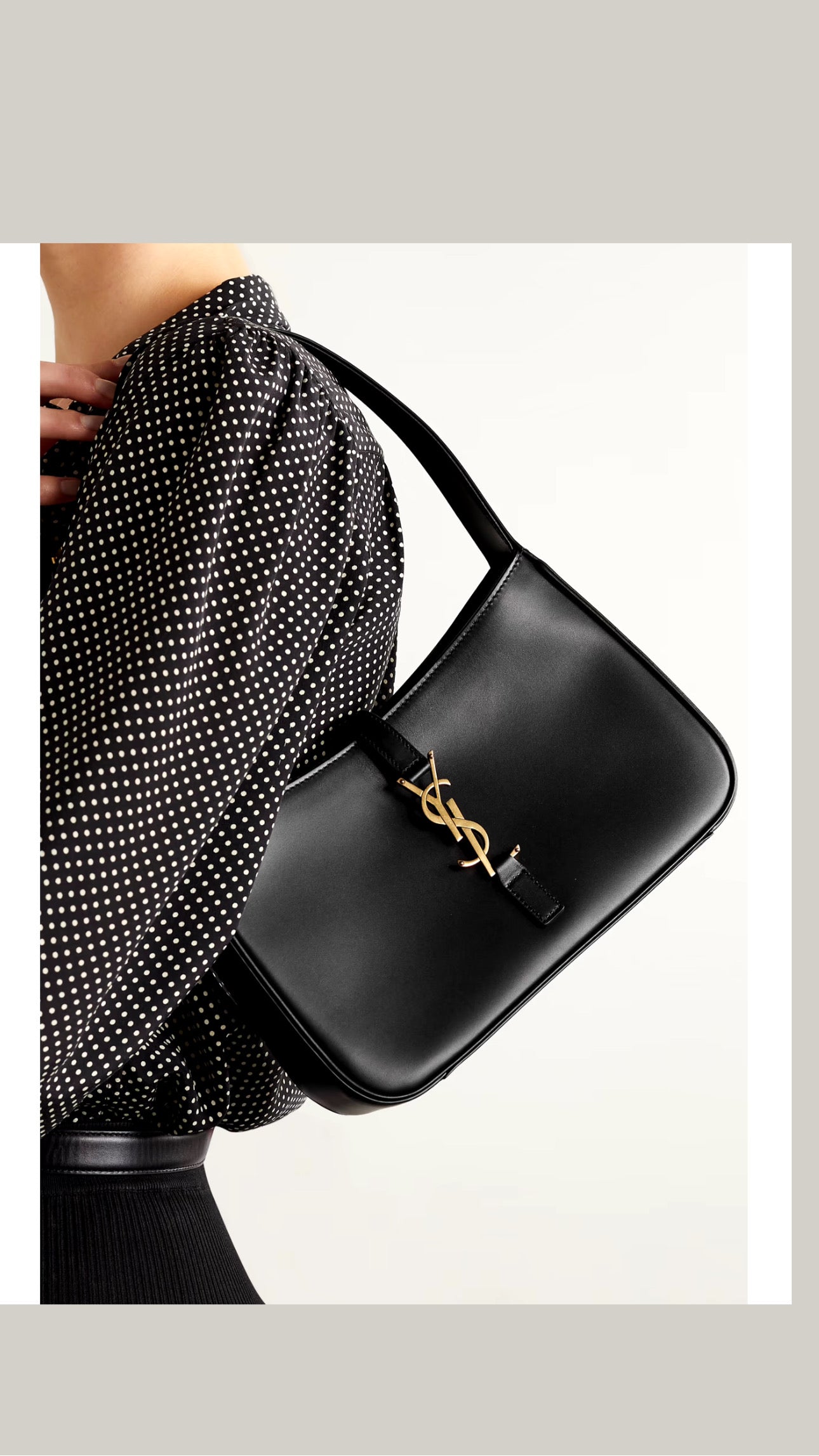 Sac à bandoulière en cuir Hobo
