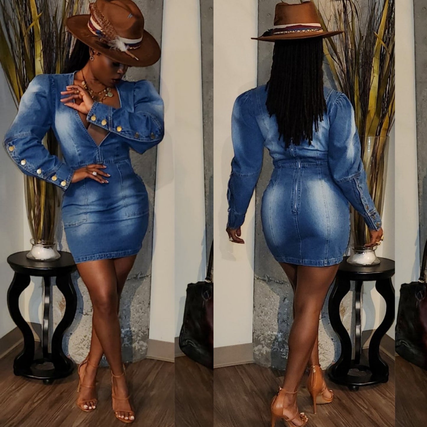 BAD GIRL DENIM DRESS