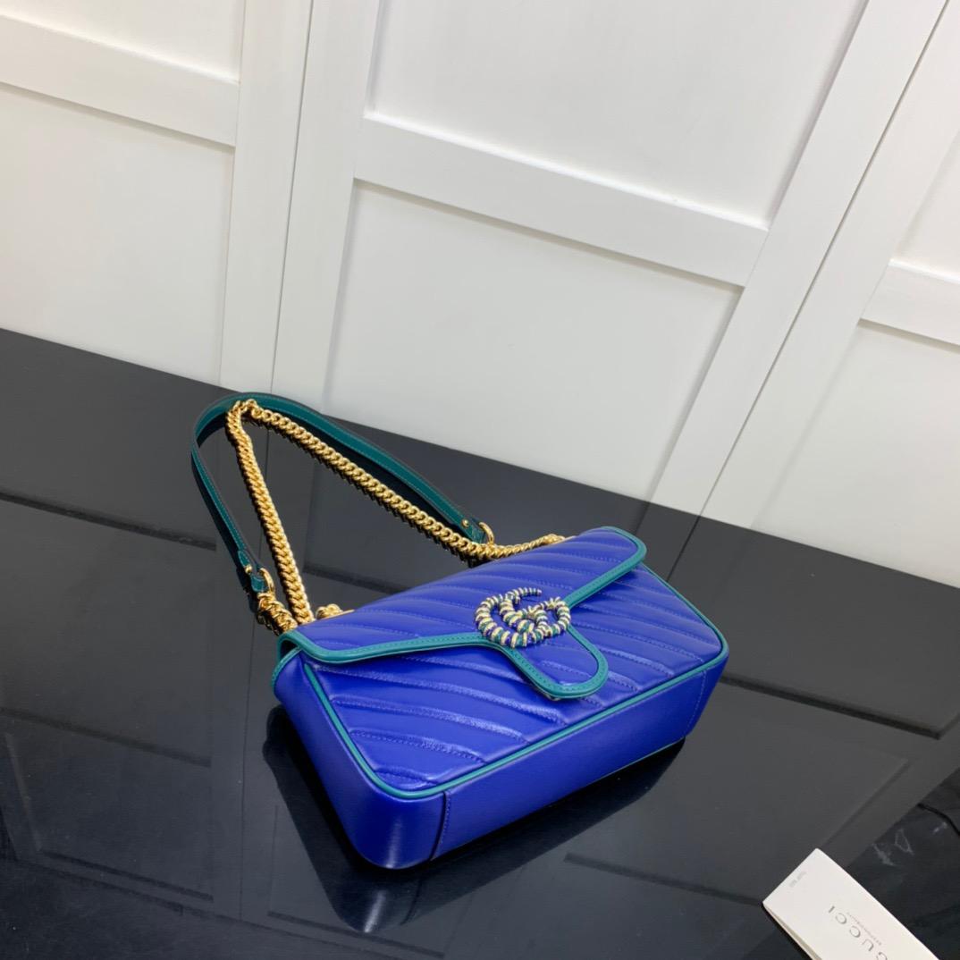 Marmont Petit Sac Chevron (2 Couleurs)