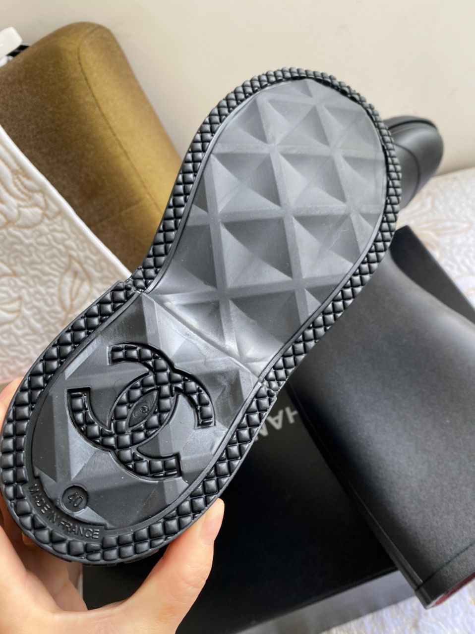 Coco Rain Boots Femme Sz 9 (Prêt à expédier)