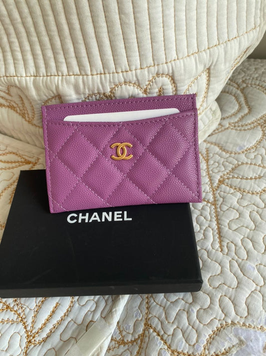 Porte-cartes Coco violet
