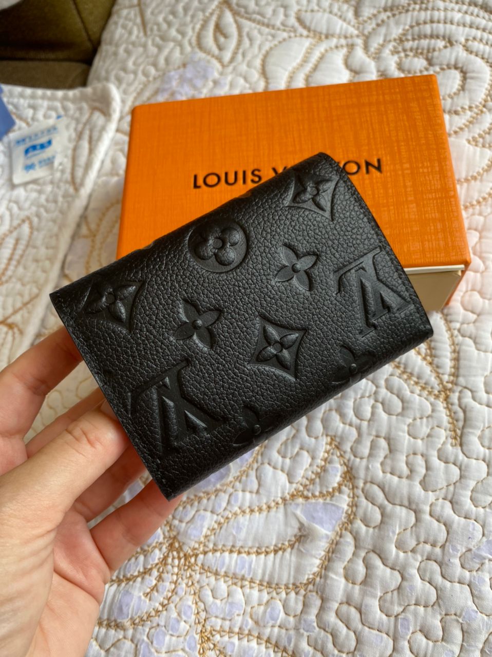 Porte-monnaie Empriente noir | Titulaire de la carte